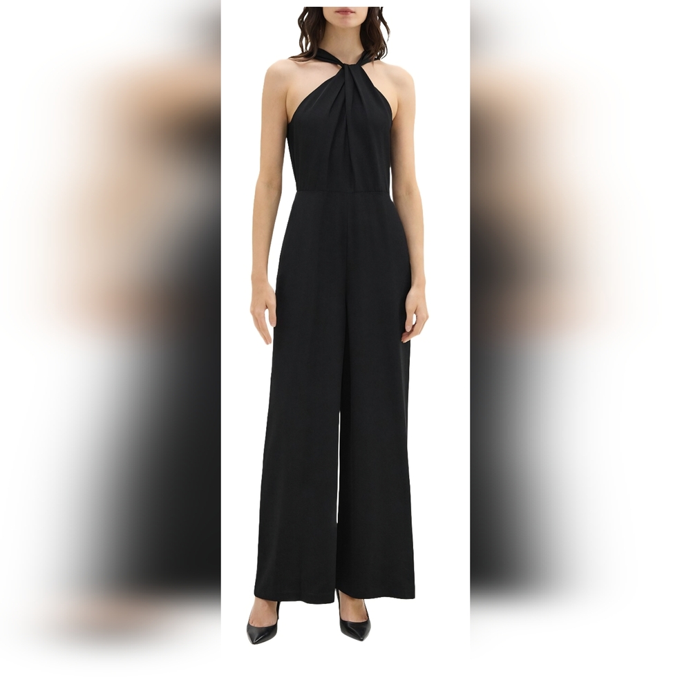 Theory Black Twist Jumpsuit